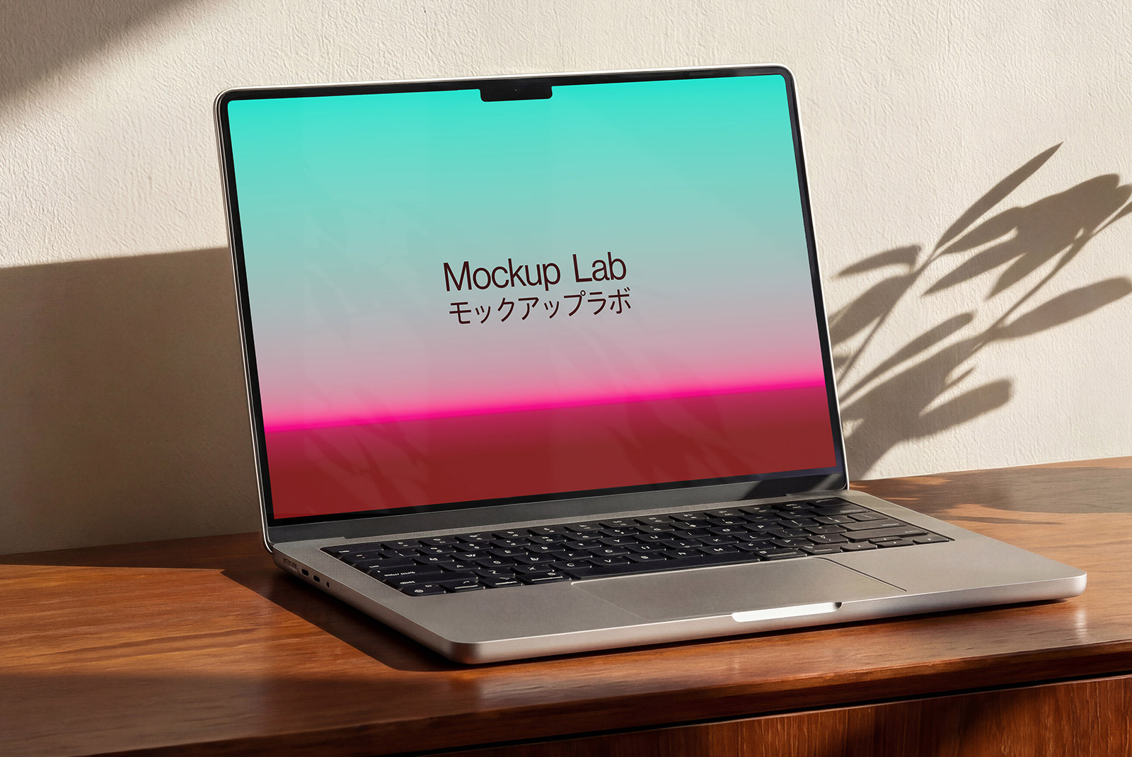 Close-up view of a MacBook 02ML screen displaying a vibrant user interface design.